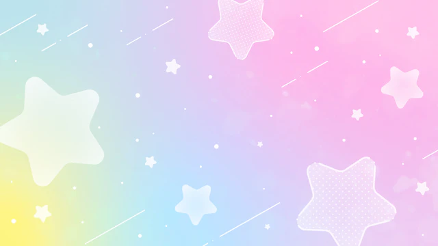 ゆめかわカラーの星空(6種)のサムネイル１枚目