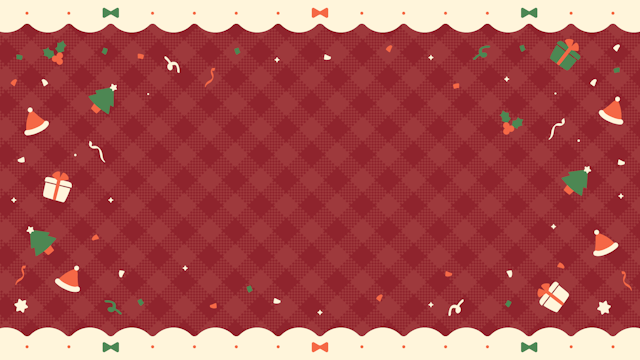 クリスマスのかわいい背景(11種)のサムネイル２枚目