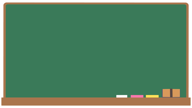 黒板のフレームイラスト素材(3種)のサムネイル２枚目