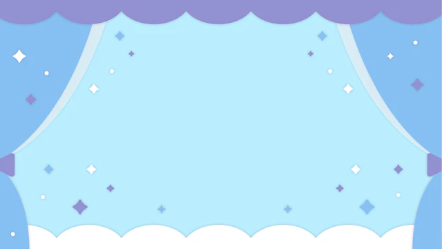 かわいいカーテンフレーム(5種)のサムネイル２枚目