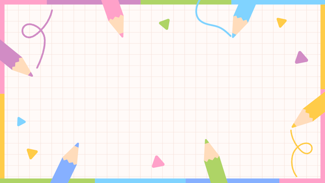 色鉛筆でお絵かきな背景(7種)のサムネイル１枚目