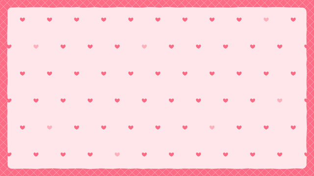 ガーリーなハート柄背景(6種)のサムネイル１枚目