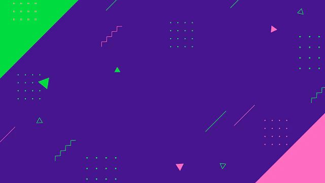 ビビッドなシンプル幾何学背景(6種)のサムネイル２枚目