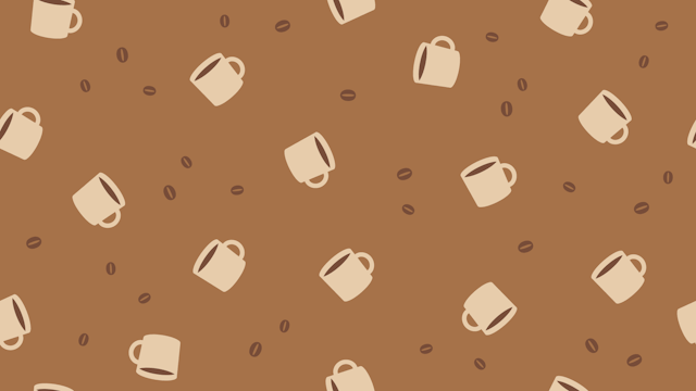 コーヒーの柄背景(8種)のサムネイル２枚目