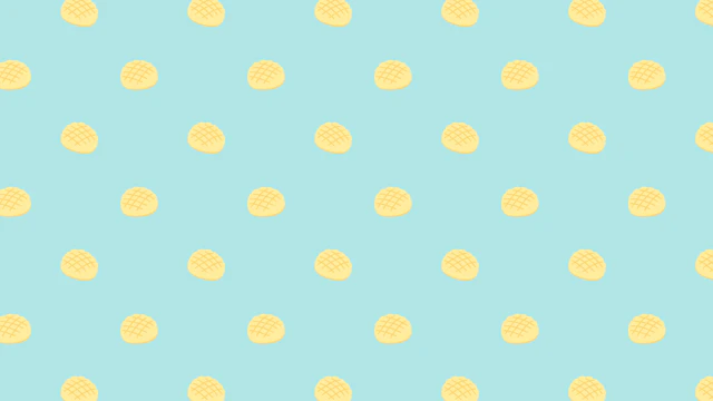 メロンパン柄の背景(5種)のサムネイル２枚目