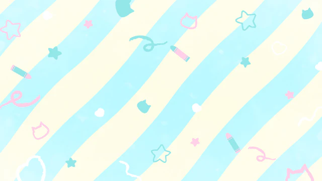 クレヨンとパステルカラーな背景(7種)のサムネイル１枚目