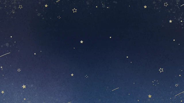 手書き風な星空の背景(8種)のサムネイル２枚目