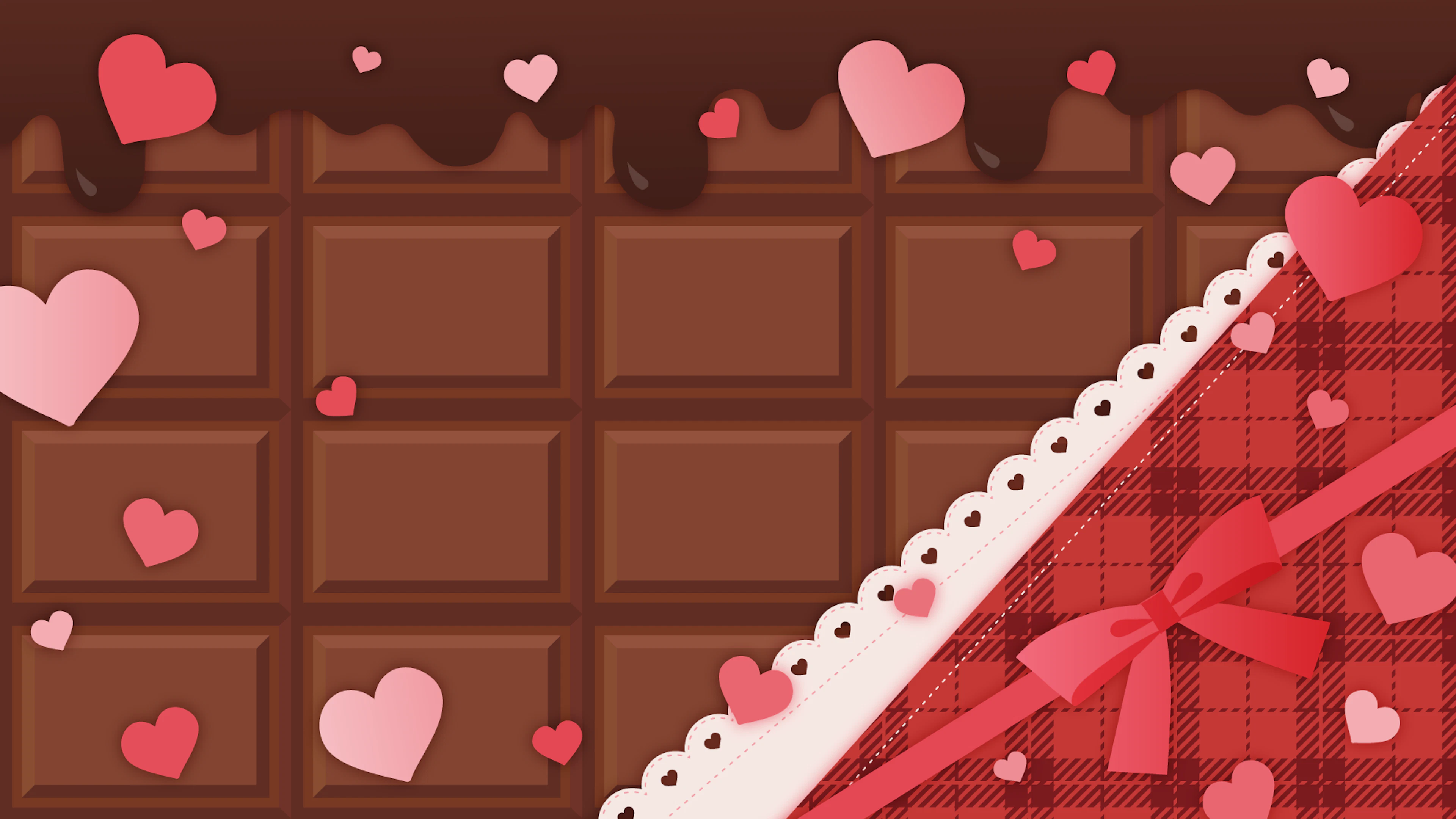 バレンタインチョコの背景(12種)-スコマド