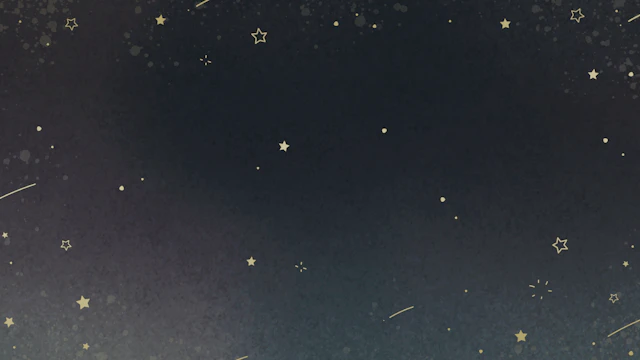 手書き風な星空の背景(8種)のサムネイル１枚目