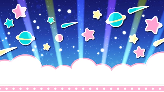 宇宙っぽいライブステージの背景(2種)のサムネイル２枚目