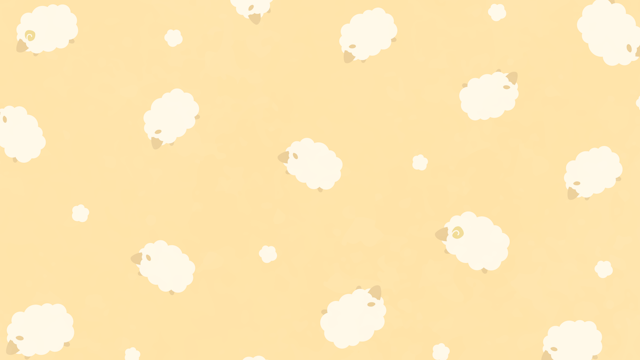 ひつじ柄の背景(10種)のサムネイル２枚目