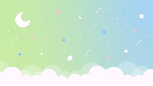 夢と希望のメルヘンな空(3種)のサムネイル２枚目