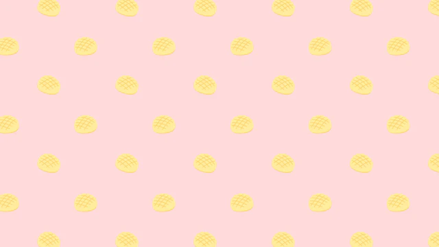 メロンパン柄の背景(5種)のサムネイル１枚目
