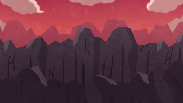 岩山と空の背景(6種)のサムネイル２枚目