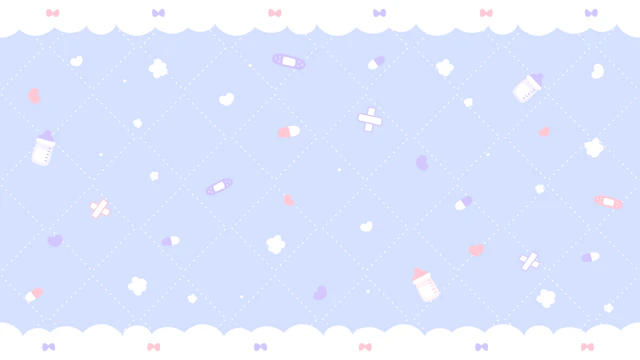 ふわふわやみかわいい背景(7種)のサムネイル１枚目