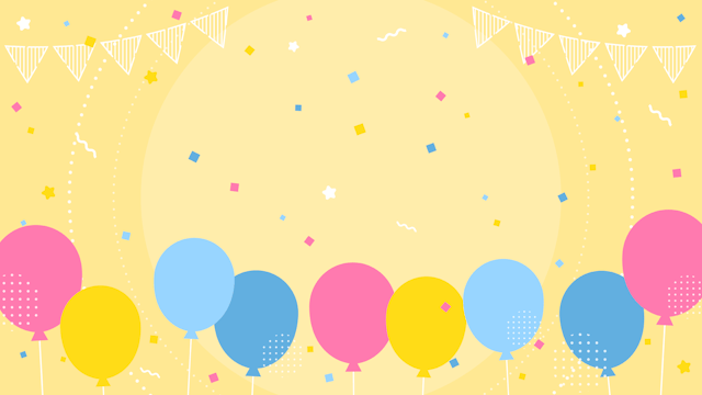 パーティーな背景素材(6種)のサムネイル２枚目