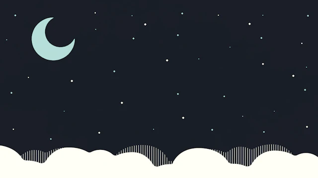 穏やかな夜の背景(9種)のサムネイル２枚目