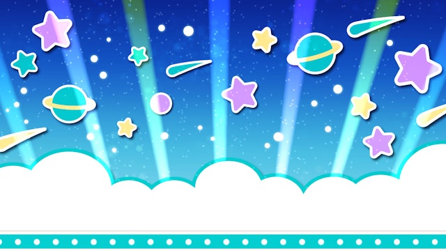 宇宙っぽいライブステージの背景(2種)のサムネイル１枚目