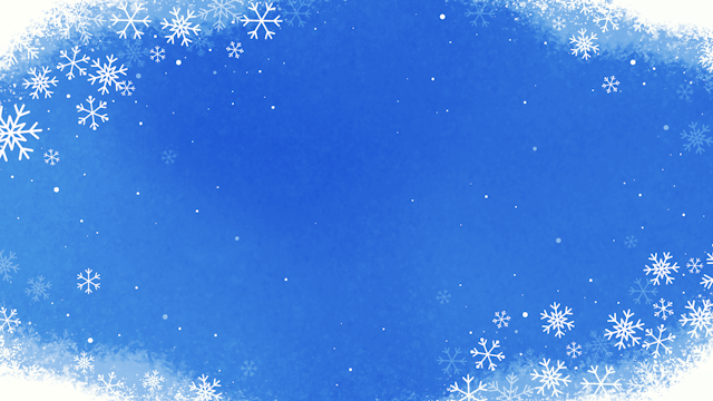 ふわふわ雪の結晶の背景(10種)のサムネイル２枚目