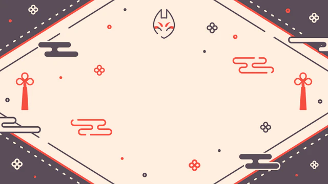 和モダンフレーム背景(9種)のサムネイル１枚目