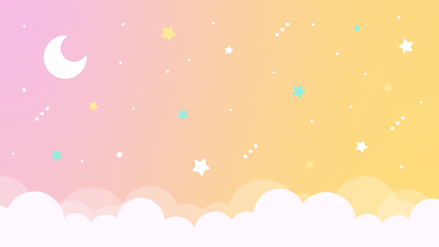 夢と希望のメルヘンな空(3種)のサムネイル１枚目