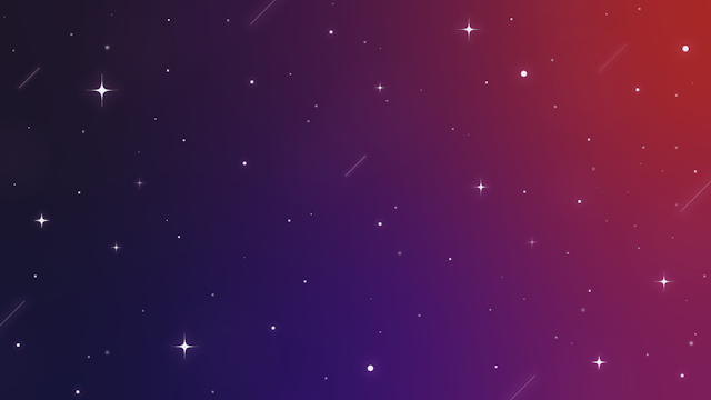 キラキラ宇宙の背景(9種)のサムネイル１枚目