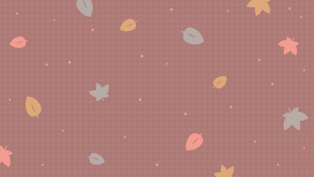 秋色のかわいい背景(6種)のサムネイル１枚目