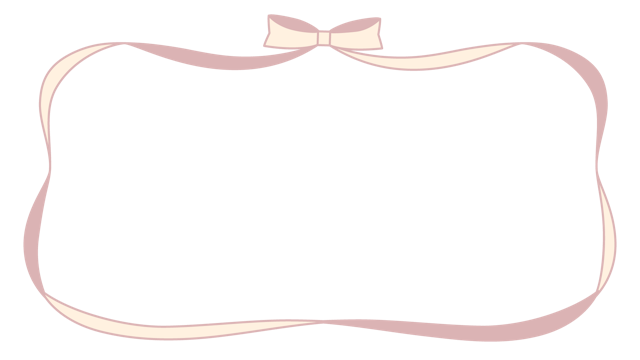 リボンフレームの背景(8種)のサムネイル２枚目