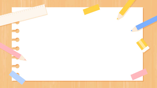 紙と色鉛筆のフレーム背景(6種)のサムネイル２枚目