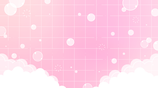 あわあわお風呂な背景(8種＋フレーム)のサムネイル２枚目