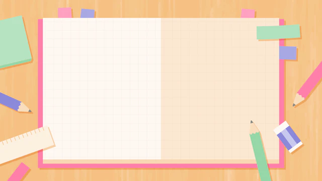 勉強のフレーム背景(7種)のサムネイル２枚目