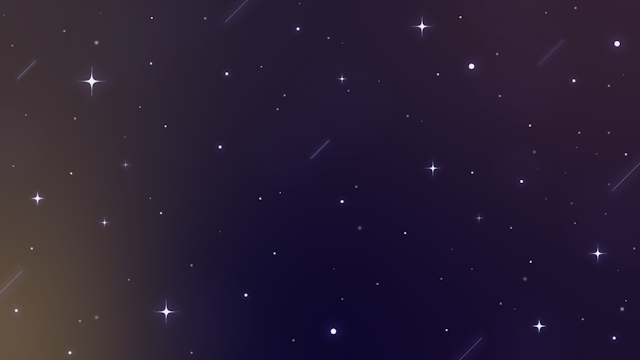 キラキラ宇宙の背景(9種)のサムネイル２枚目