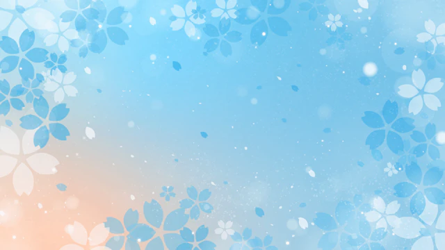 ふわふわ桜の背景(8種)のサムネイル２枚目