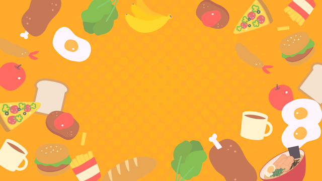 食いしんぼうの背景(11種)のサムネイル１枚目