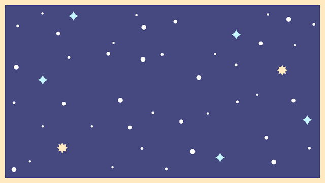 きらきら星空もよう(2種)のサムネイル１枚目