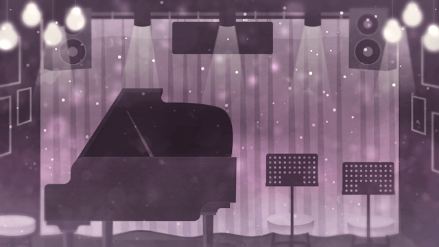 ジャズバーのステージな背景(5種)のサムネイル１枚目