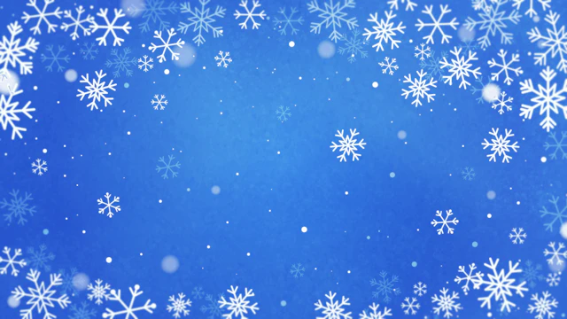 きらきら雪の結晶の背景(9種)のサムネイル１枚目