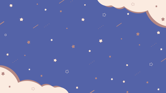 冬の雲と星の背景(7種)のサムネイル２枚目