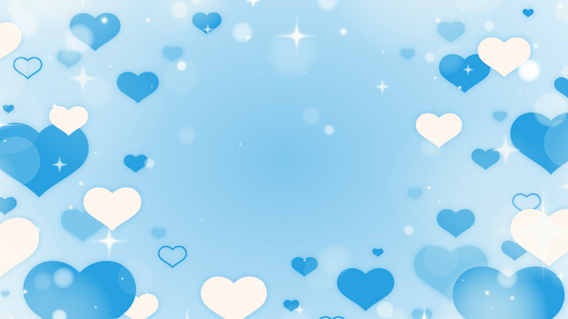 キラキラハートの背景2(6種)のサムネイル１枚目