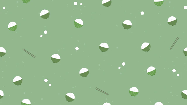 ごはんの柄の背景(7種)のサムネイル２枚目