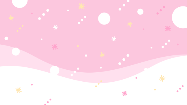 パステルかわいい雪景色(4種)のサムネイル２枚目