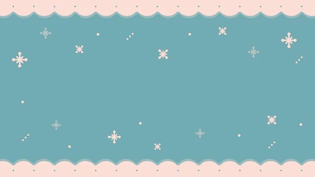 冬のシンプルフリルの背景(9種)のサムネイル１枚目