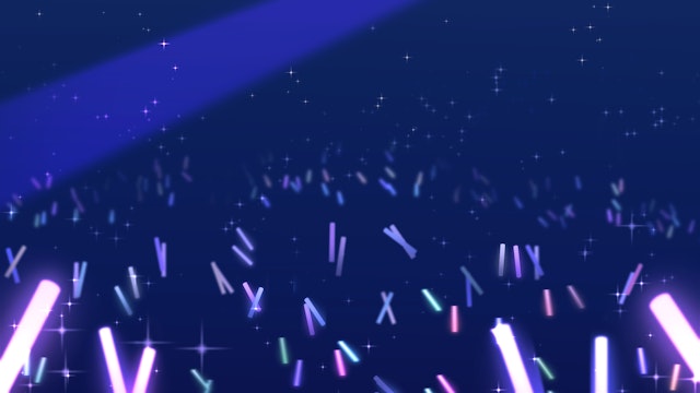 ライブ会場とサイリウムの背景素材(3種)のサムネイル１枚目
