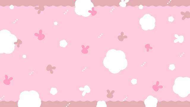 もこもこうさぎ柄(3種)のサムネイル１枚目