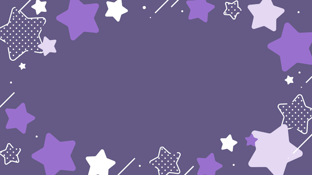 かわいいポップな星の背景(6種)のサムネイル２枚目