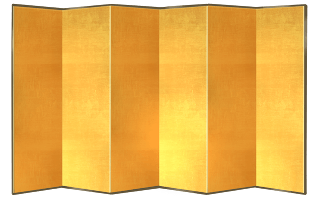 新年のあいさつの金屏風の背景素材(4種)のサムネイル２枚目