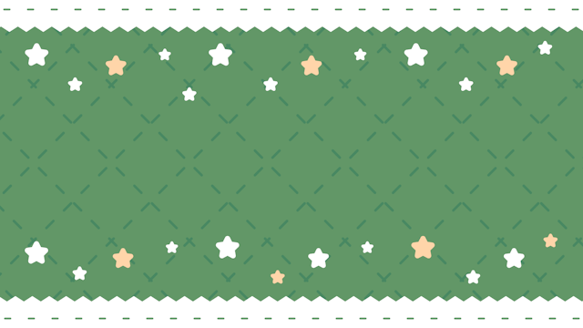 かわいい星のクリスマスキルト(2種)のサムネイル２枚目