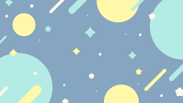 ふわふわ宇宙の背景(5種)のサムネイル１枚目