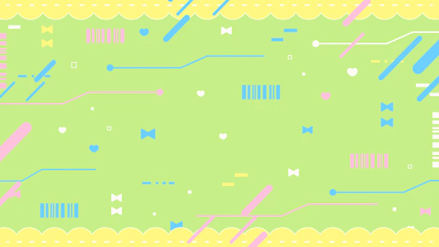 かわいい&サイバーな背景(6種)のサムネイル１枚目