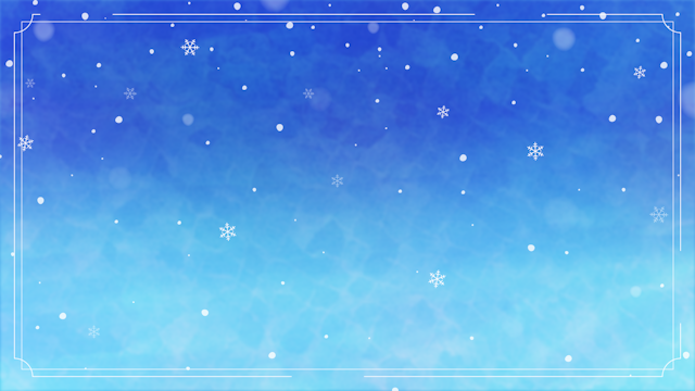 雪ふる冬の背景(7種)のサムネイル２枚目